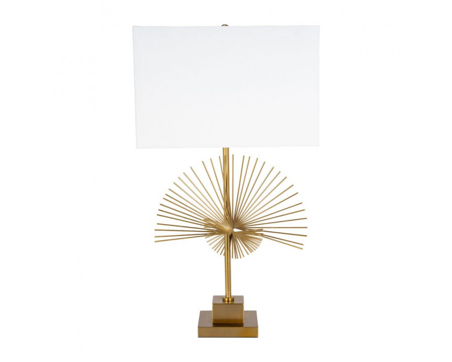 Sagebrook Metal Rays Table Lamp - Gold