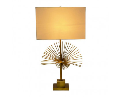 Sagebrook Metal Rays Table Lamp - Gold