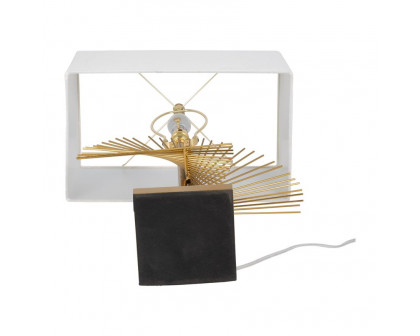 Sagebrook Metal Rays Table Lamp - Gold