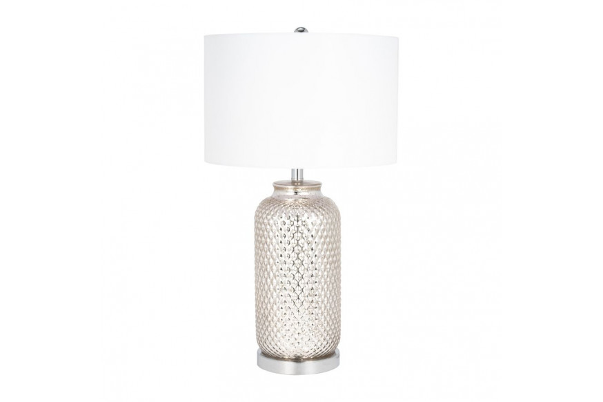 Sagebrook™ Glass Metallic Table Lamp - Silver