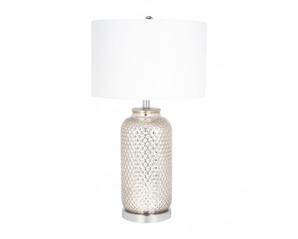 Sagebrook™ Glass Metallic Table Lamp - Silver