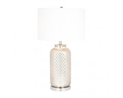 Sagebrook™ Glass Metallic Table Lamp - Silver