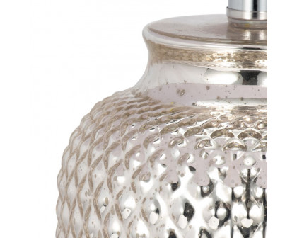 Sagebrook™ Glass Metallic Table Lamp - Silver