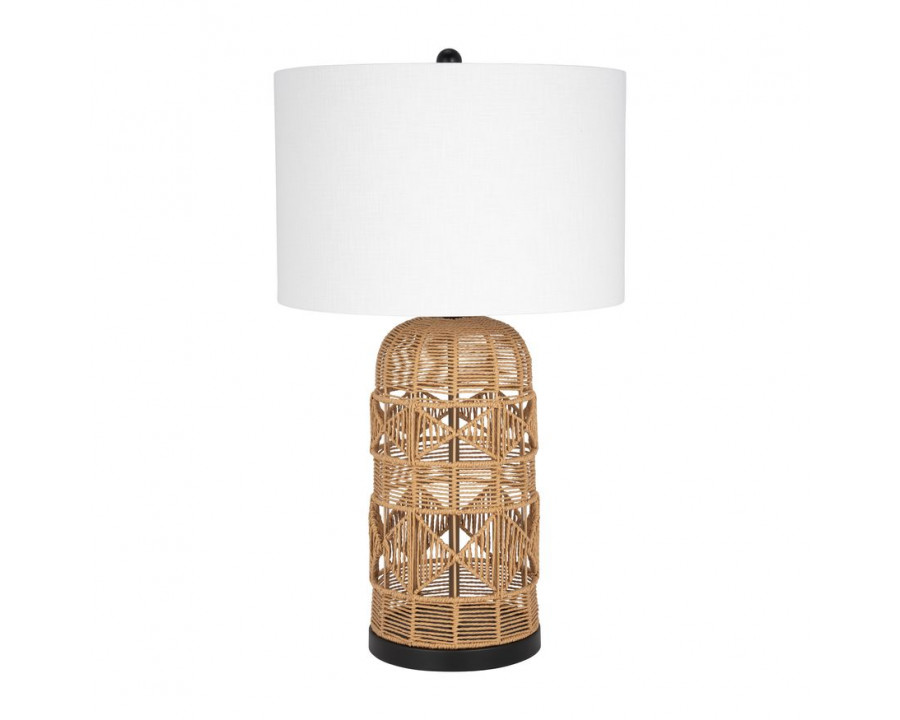 Sagebrook Rattan Table Lamp - Natural