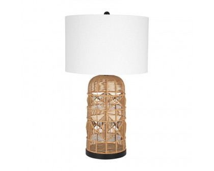 Sagebrook Rattan Table Lamp - Natural