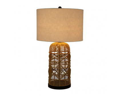 Sagebrook Rattan Table Lamp - Natural