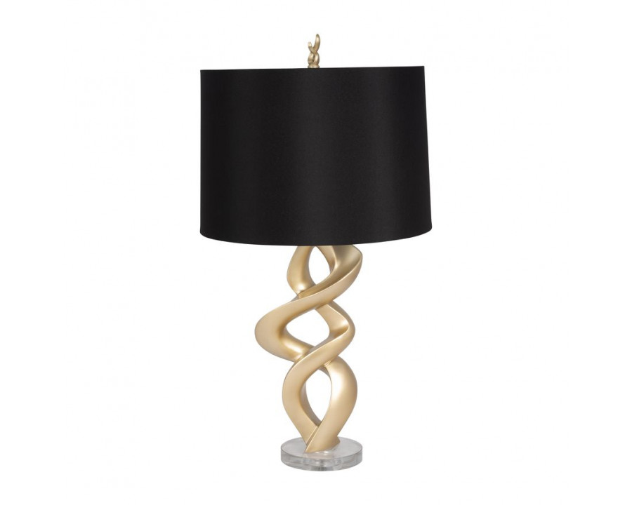 Sagebrook - Resin Swirl Table Lamp in Gold