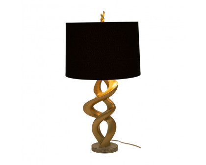 Sagebrook™ Resin Swirl Table Lamp - Gold