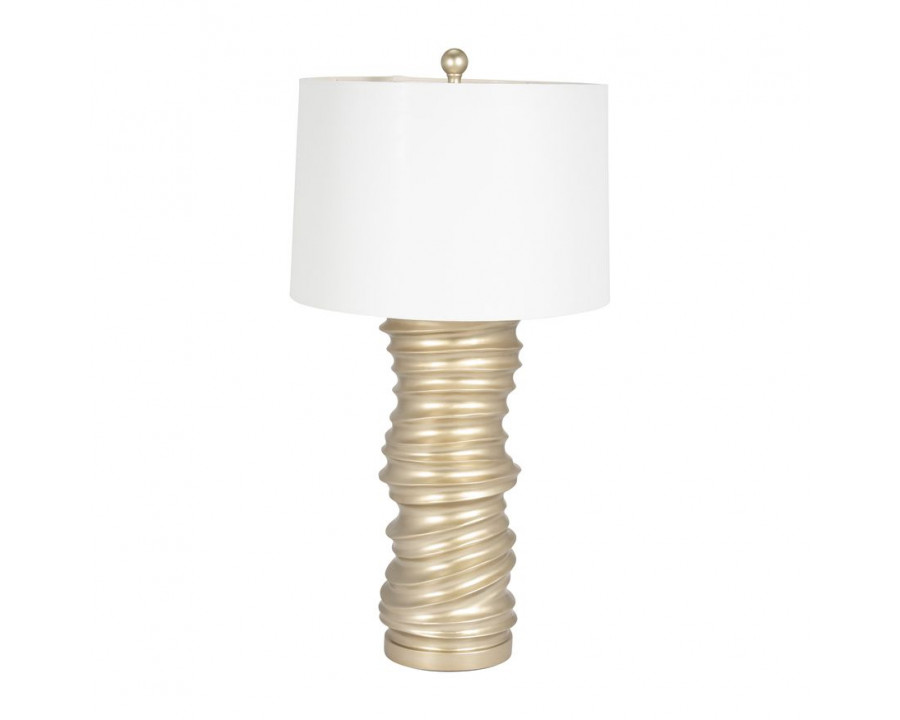 Sagebrook - Resin Stacking Rings Table Lamp in Champagne