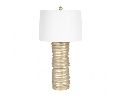 Sagebrook™ Resin Stacking Rings Table Lamp - Champagne