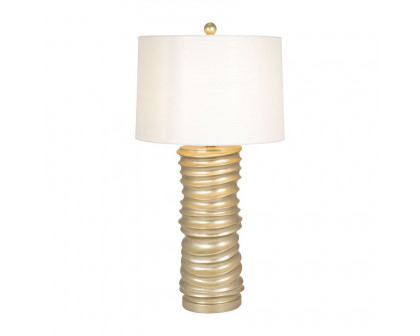 Sagebrook™ Resin Stacking Rings Table Lamp - Champagne