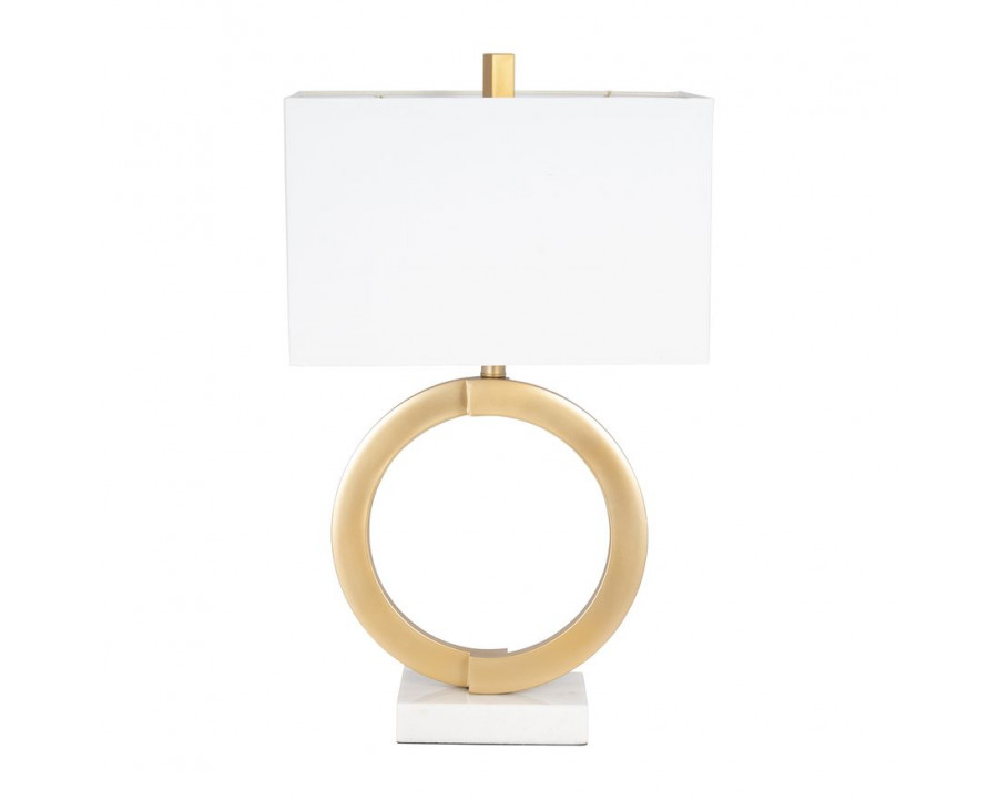 Sagebrook Metal Table Lamp - Gold/White