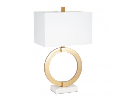 Sagebrook Metal Table Lamp - Gold/White