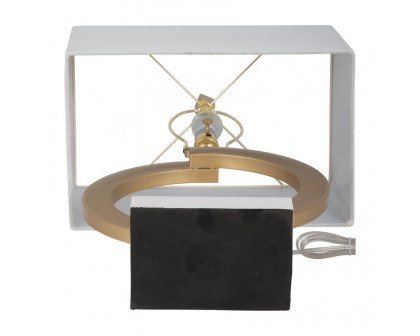 Sagebrook Metal Table Lamp - Gold/White