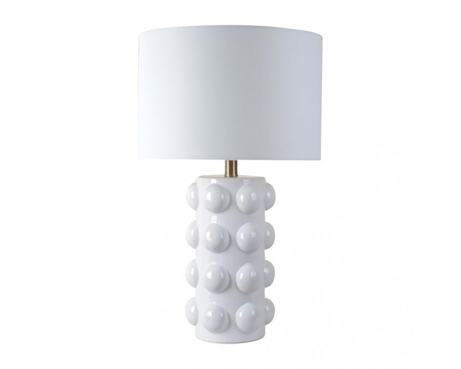 Sagebrook - Ceramic Bubble Table Lamp in White