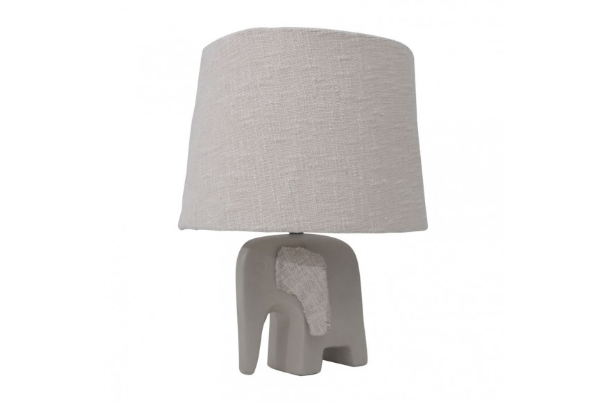 Sagebrook™ Ecomix Elephant Lamp - Beige