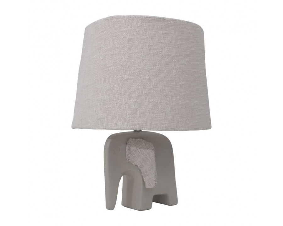 Sagebrook - Ecomix Elephant Lamp in Beige