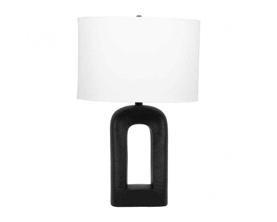 Sagebrook - Cast Aluminium Table Lamp in Black