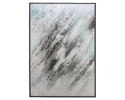 Sagebrook 74" Abstract Canvas