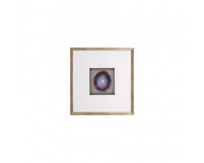 Sagebrook - Framed Agate (Set Of 2) in Purple