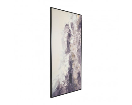 Sagebrook - Hand Painted Abstract Canvas in Gray