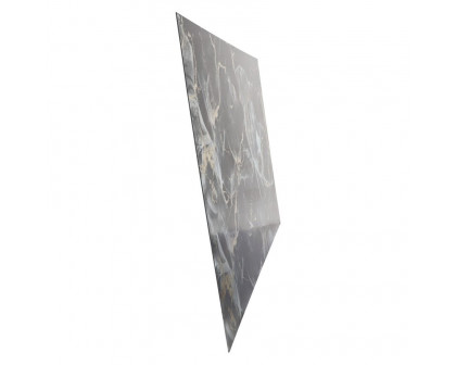 Sagebrook - Abstract Metallic Tempered Glass Art in Multi