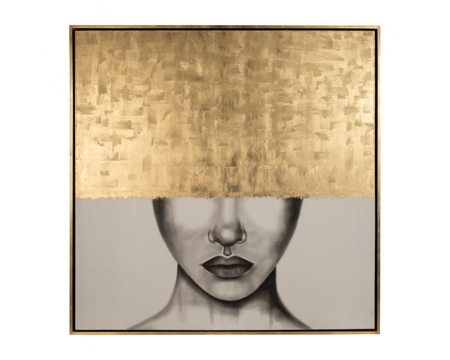 Sagebrook - Hand Painted Gold Streak Woman