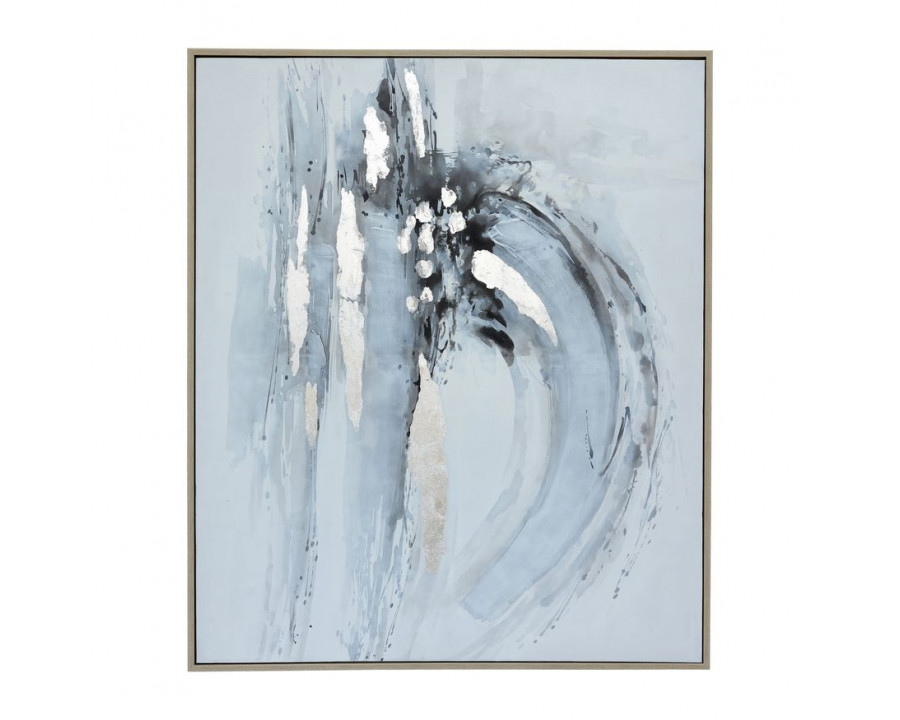 Sagebrook - Framed Hand Painted Abstract