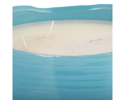 Sagebrook 10" 67 Oz Citronella Candle Planter - Sky