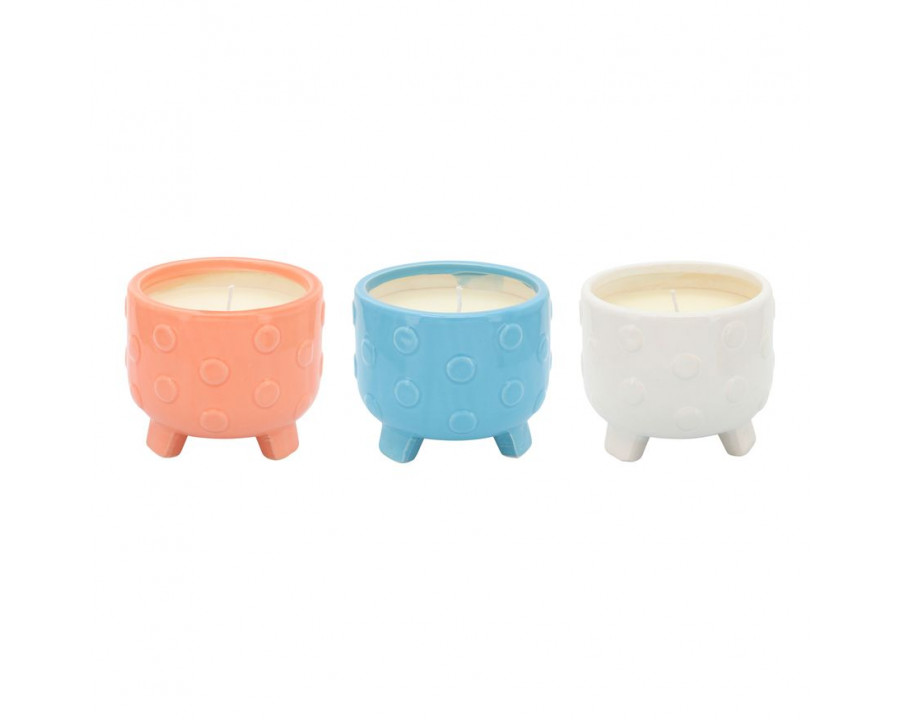 Sagebrook - 5" 16 Oz Citronella Candle Planter in Multi