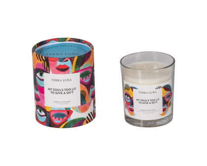 Sagebrook 4" 7 Oz Too Lit Boxed Candle