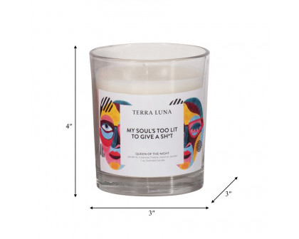 Sagebrook 4" 7 Oz Too Lit Boxed Candle