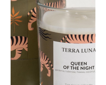 Sagebrook 4" 7 Oz Tiger Boxed Candle