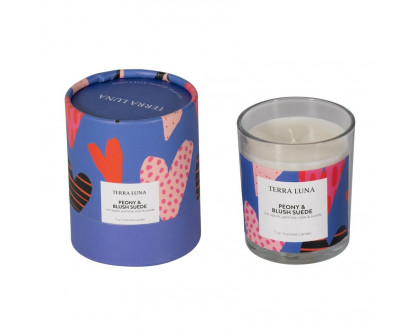 Sagebrook 4" 7 Oz Hearts Boxed Candle