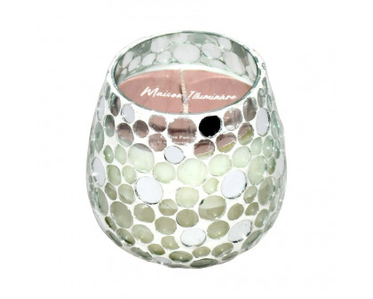 Sagebrook - 4" 11 Oz Casa Pacifica Mosaic Candle