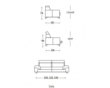 Satis Sofa 245