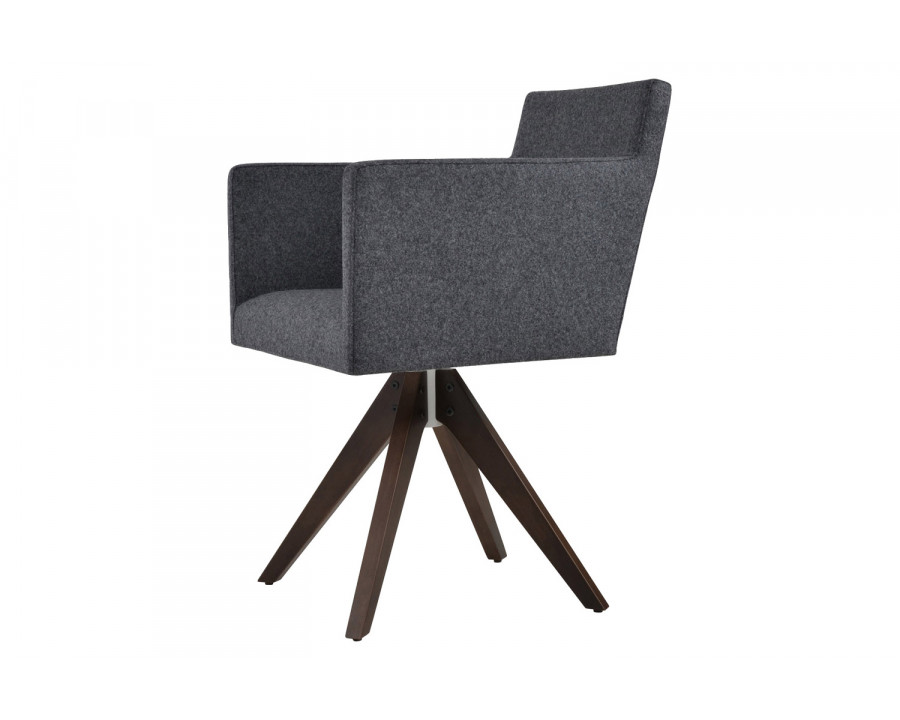 SohoConcept - Harput Pyramid Wood Swivel Armchair