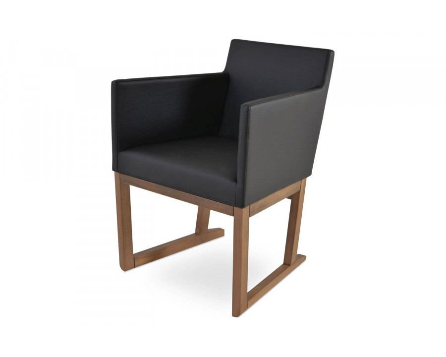 SohoConcept - Harput Sled Wood Armchair