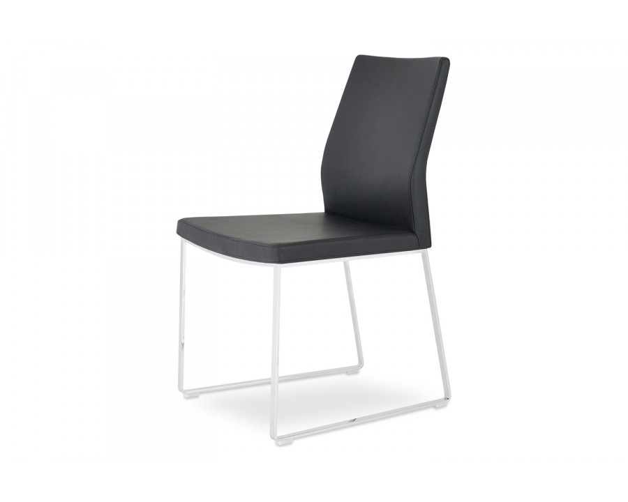 SohoConcept - Pasha Low Back Sled Dining Chair