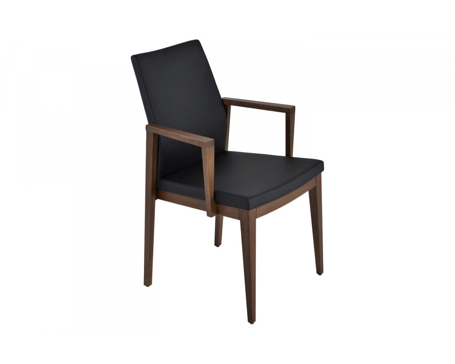 SohoConcept - Pasha Low Back Wood Armchair