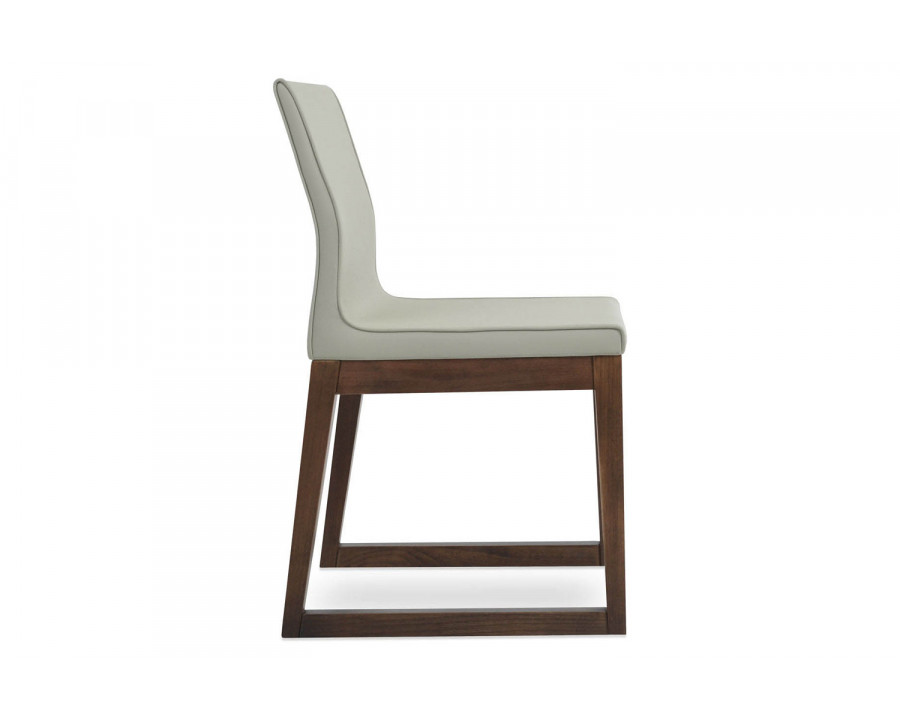 SohoConcept - Polo Sled Wood Flexible Seat Chair