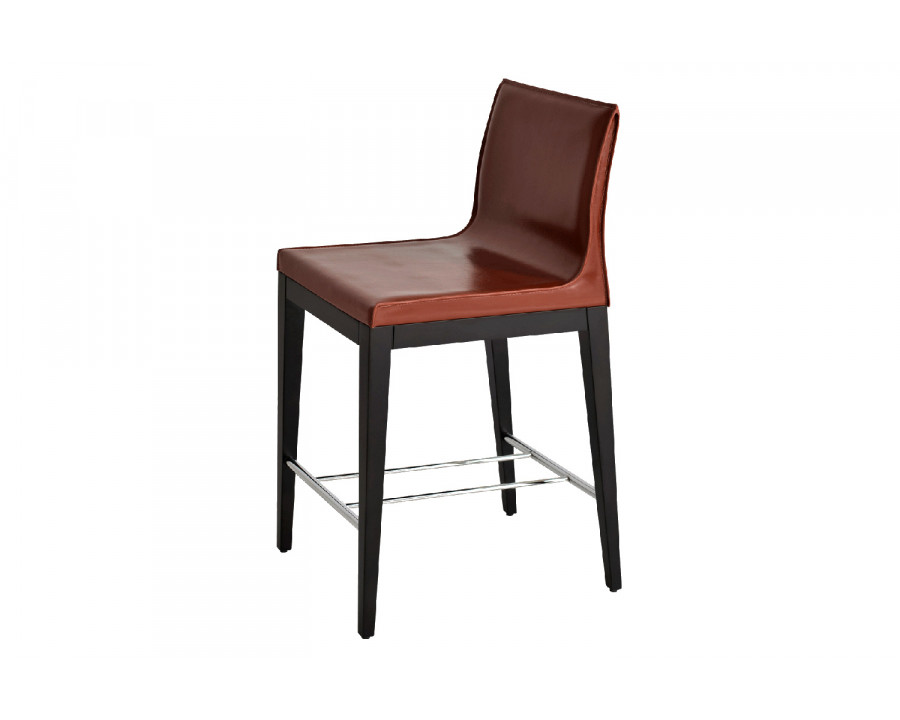 SohoConcept - Polo Wood High Back Stool Counter