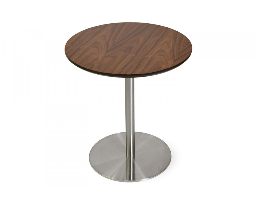 SohoConcept Ares End Table - Stainless Steel Base