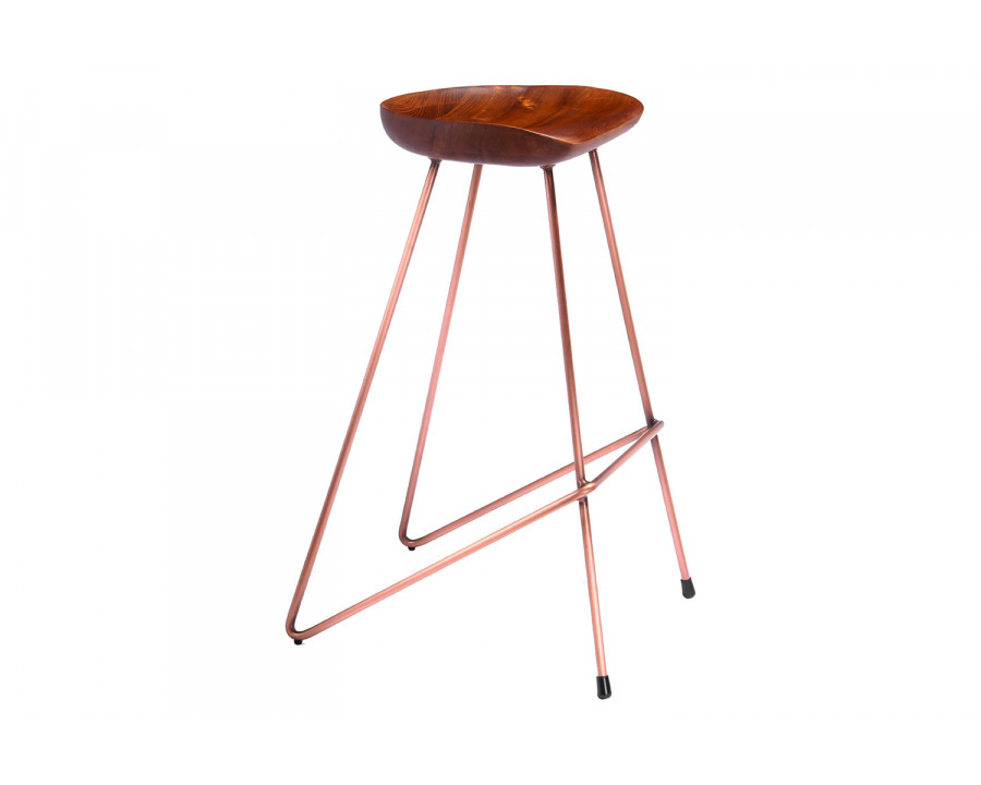 SohoConcept Cattelan Wire Stool Bar - White Powder Frame