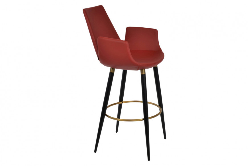 SohoConcept™ Eiffel Arm Ana Stool Counter - Walnut Venner Base