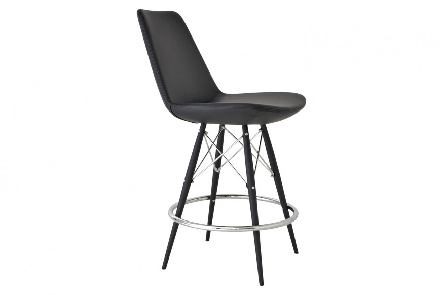 SohoConcept™ Eiffel MW Stool Counter - Stainless Steel Base