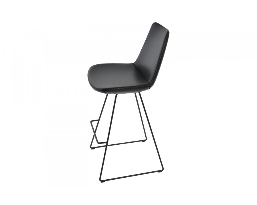 SohoConcept Eiffel Wire Stool Counter - Black Powder Base