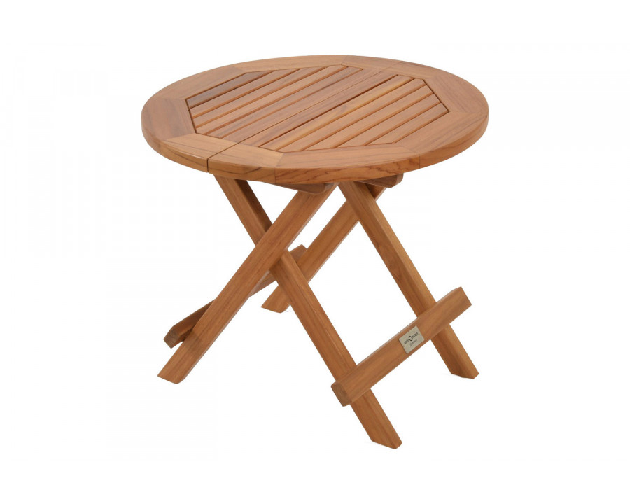 SohoConcept - Paramount Teak Folding Round End Table