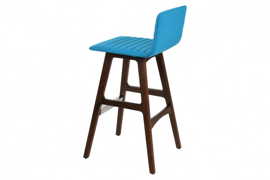 SohoConcept™ Corona PR Wood Full UPH Stool Counter - Beech Wenge Base