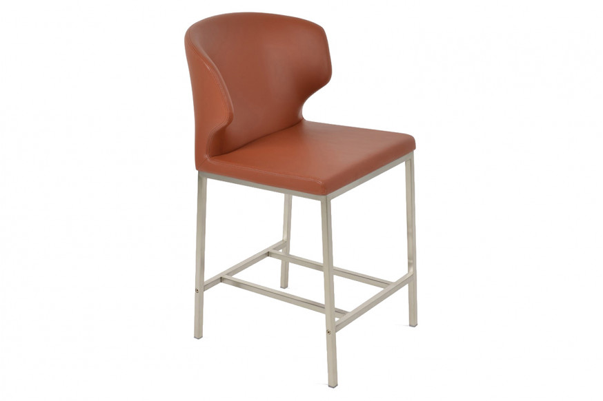 SohoConcept™ Amed Metal Stool Counter - Black Powder Base